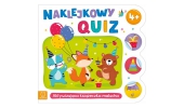 Naklejkowy quiz 4+. Aktywizująca książeczka malucha. Aksjomat