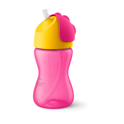 Kubek ze Słomką 300 ml. Philips Avent SCF798/02 Różowy