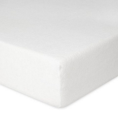 Prześcieradło Frotte PREMIUM Białe 110/120x190/200 cm / Baby Matex