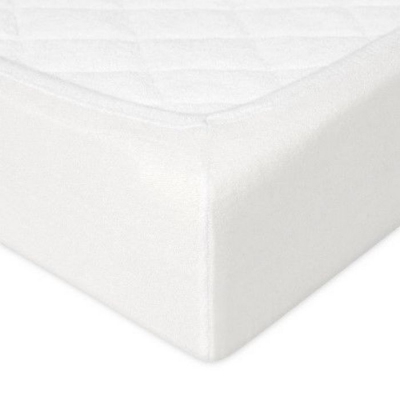 Prześcieradło Frotte PREMIUM Białe 110/120x190/200 cm / Baby Matex