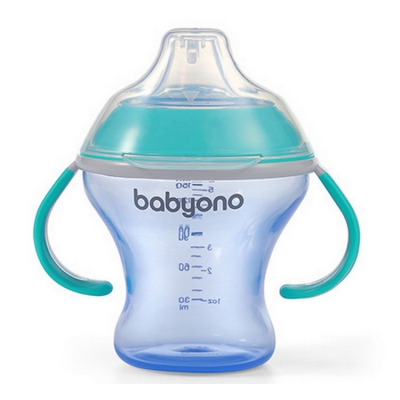 Kubek niekapek z miękkim ustnikiem 180ml. BabyOno 1456/01