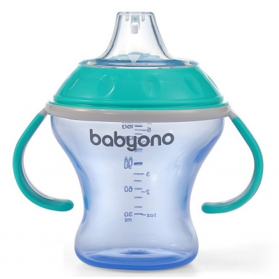 Kubek niekapek z miękkim ustnikiem 180ml. BabyOno 1456/01