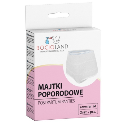 Majtki Poporodowe Siateczkowe 2 sztuki rozmiar M / Bocioland BL026