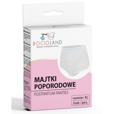 Majtki Poporodowe Siateczkowe 2 sztuki rozmiar XL / Bocioland BL028