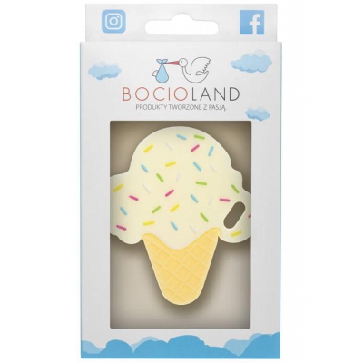 Gryzak Silikonowy Lód Vanilla 0515 Bocioland