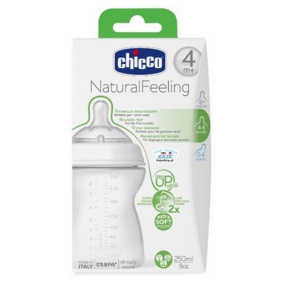 Butelka NaturalFeeling 4m+ 250 ml.(80725) CHICCO