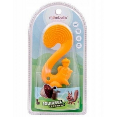 Mombella Gryzak Zabawka Squirrel Orange