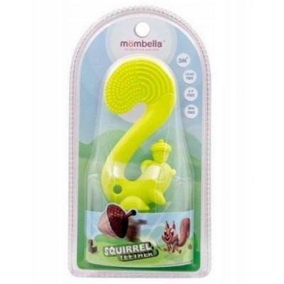 Mombella Gryzak Zabawka Squirrel Green