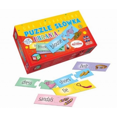 Puzzle Słówka 3- Ubrania / 0020 Multigra