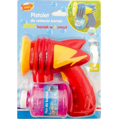 Pistolet do puszczania baniek na baterie SP83780 Smily Play