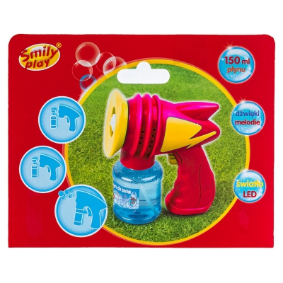 Pistolet do puszczania baniek na baterie SP83780 Smily Play