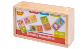 Obrazkowe Domino Drewniane Farma SPW83591 Smily Play