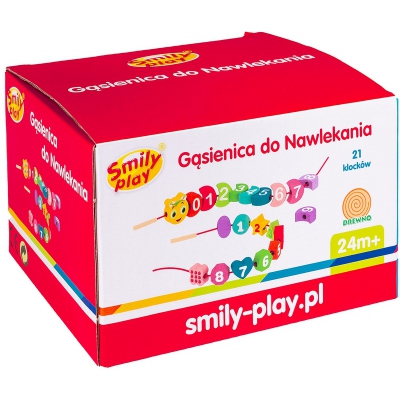 Gąsienica do nawlekania AC7344 Smily Play