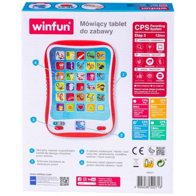 Zabawka edukacyjna dla dzieci Bystry Tablet 002271 Smily Play / Winfun