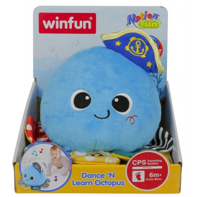 Interaktywna Ośmiornica Muzyczna Wibruje i Mówi po polsku 000199 Smily Play / Winfun