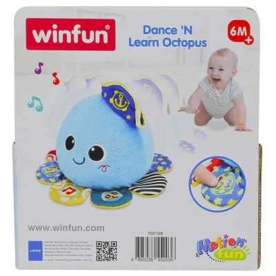 Interaktywna Ośmiornica Muzyczna Wibruje i Mówi po polsku 000199 Smily Play / Winfun