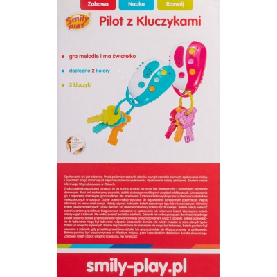 Pilot z kluczykami Różowy SP83121 Smily Play