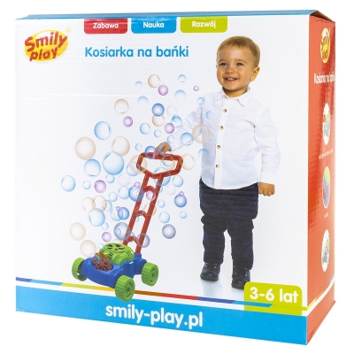 Kolorowa Kosiarka do Puszczania Baniek SP83139 Smily Play