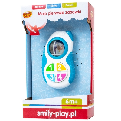 Telefon Interaktywny Niebieski SP83930 Smily Play