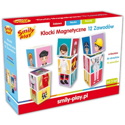 Klocki Magnetyczne 12 Zawodów SP83465 Smily Play