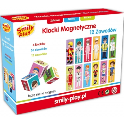 Klocki Magnetyczne 12 Zawodów SP83465 Smily Play