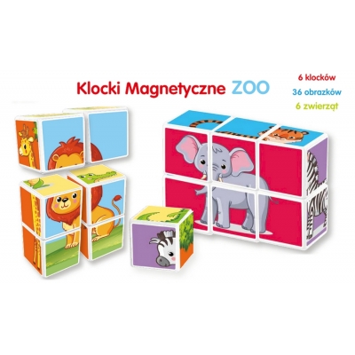 Klocki Magnetyczne ZOO SP83644 Smily Play