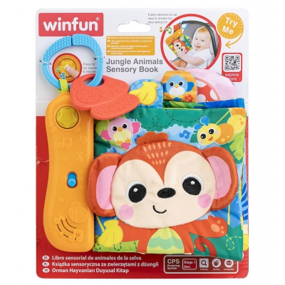 Książeczka Sensoryczna Dżungla 230102 Smily Play / Winfun