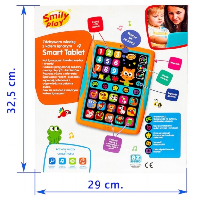 Smart Tablet Zdobywam Wiedzę z Kotem Ignacym SP98276 Smily Play