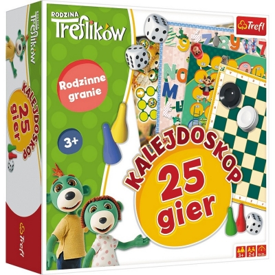 Kalejdoskop 25 Gier - Rodzina Treflików 01678 / TREFL