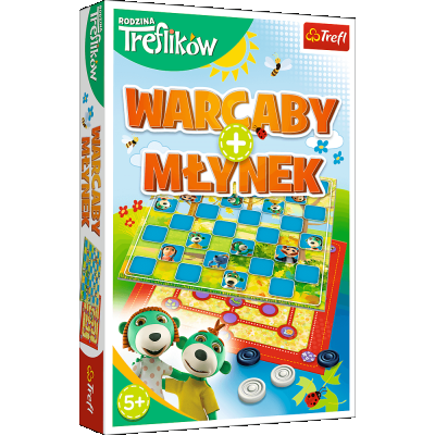 Gra Warcaby Młynek Trefliki 01920 / TREFL