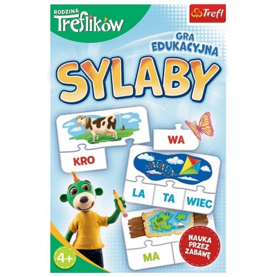 Układanka Edukacyjna Sylaby Rodzina Treflików 02258 Trefl