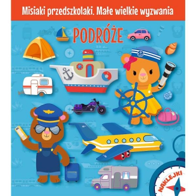 Książeczka Misiaki Przedszkolaki. Małe Wielkie Wyzwania. Podróże / TREFL