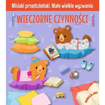 Książeczka Misiaki Przedszkolaki. Małe Wielkie Wyzwania. Wieczorne Czynności / TREFL