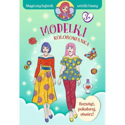 Magiczny kuferek wróżki Emmy. Modelki. 66102 Kolorowanka / TREFL