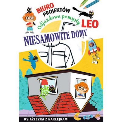 Biuro projektów. Odjazdowe pomysły Leo. Niesamowite domy 68038 Trefl