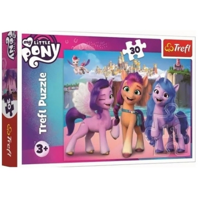 Puzzle 30 elementów Zabłyśnij jak Kucyki Pony 18283 Trefl