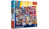 Puzzle 4 w 1 Psi Patrol w mieście 34374 Trefl