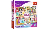 Puzzle 4 w 1 Szczęśliwy Dzień 34385 Trefl