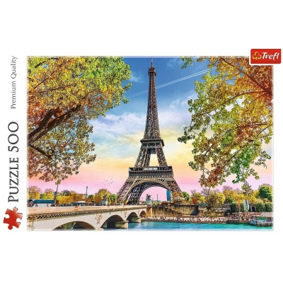 Puzzle 500 elementów Romantyczny Paryż 37330 Trefl