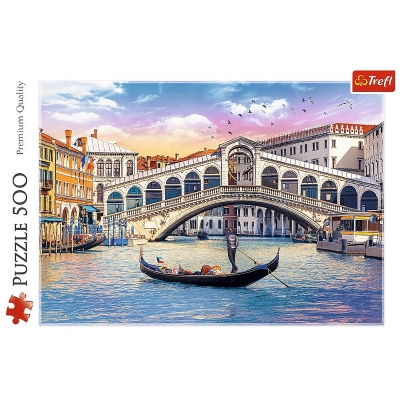 Puzzle 500 elementów Most Rialto, Wenecja 37398 Trefl