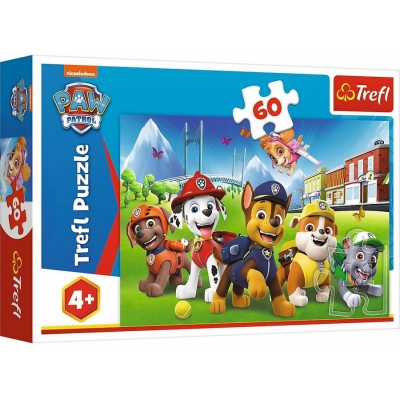 Puzzle 60 el. Psi Patrol. Na polanie 17375 Trefl