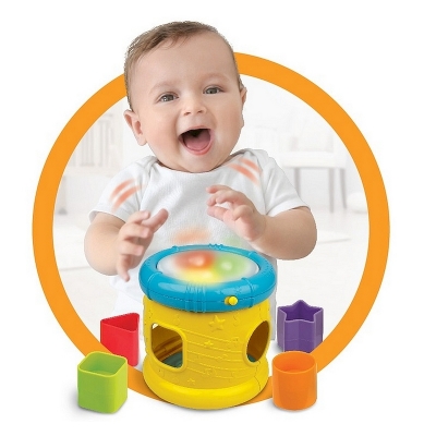 Świecący Bębenek Sorter 000748 Smily Play / Winfun