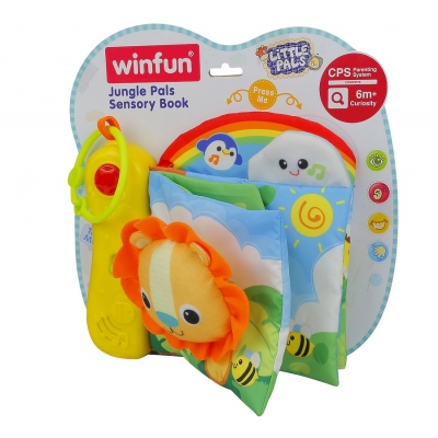 Sensoryczna Książeczka DŻUNGLA 000200 Winfun / Smily Play